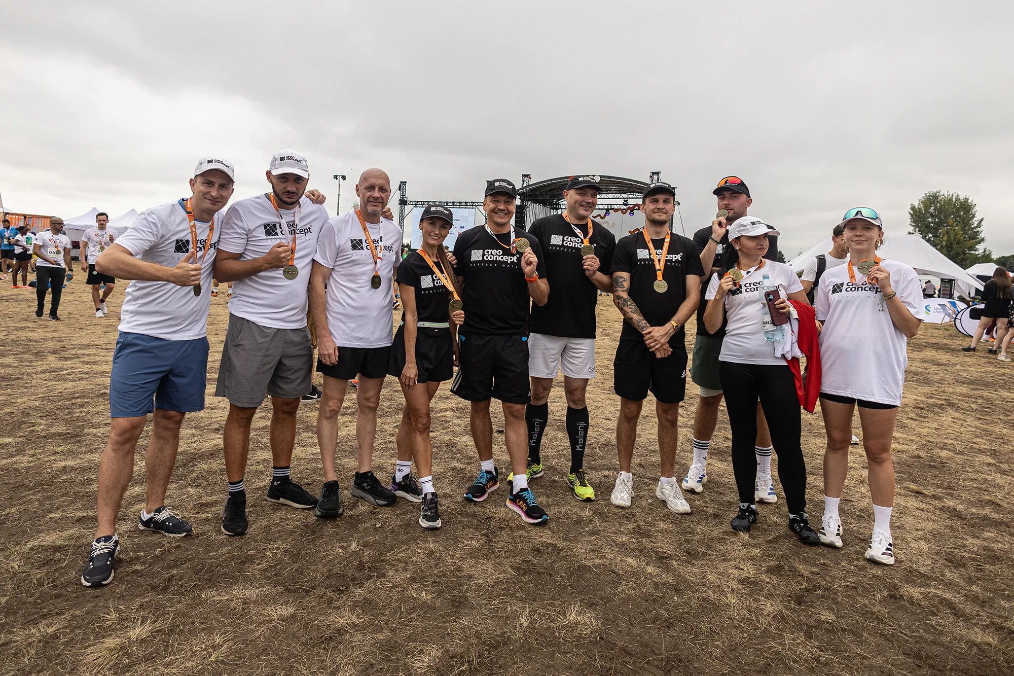 We ran in the Poland Business Run, the largest charity business run in Poland!